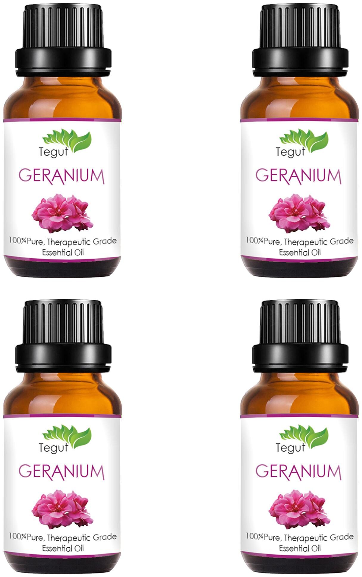 

Tegut Natural Geranium Essential Oil (18 ml) (Pack Of 4)