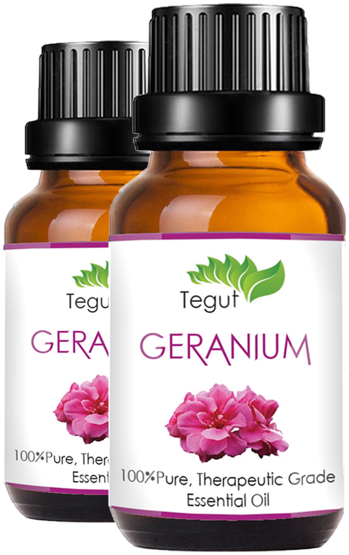 

Tegut Natural Geranium Essential Oil (10 ml) (Pack Of 2)