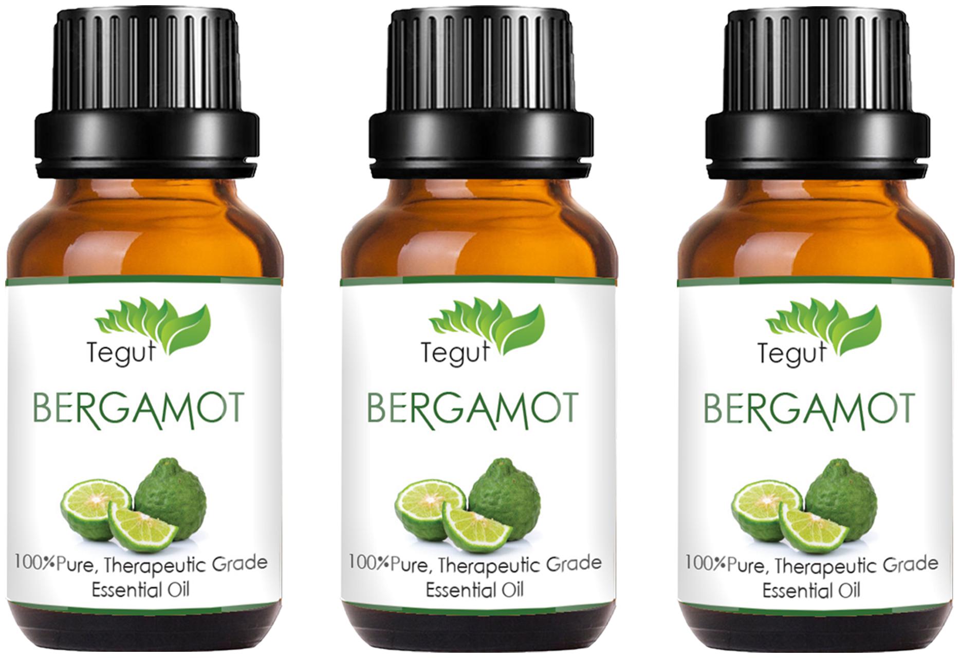 

Tegut Pure Bergamot Essential Oil (Citrus Bergamia) 100 Natural Therapeutic Grade Steam Distilled (25 ml) (Pack Of 3)