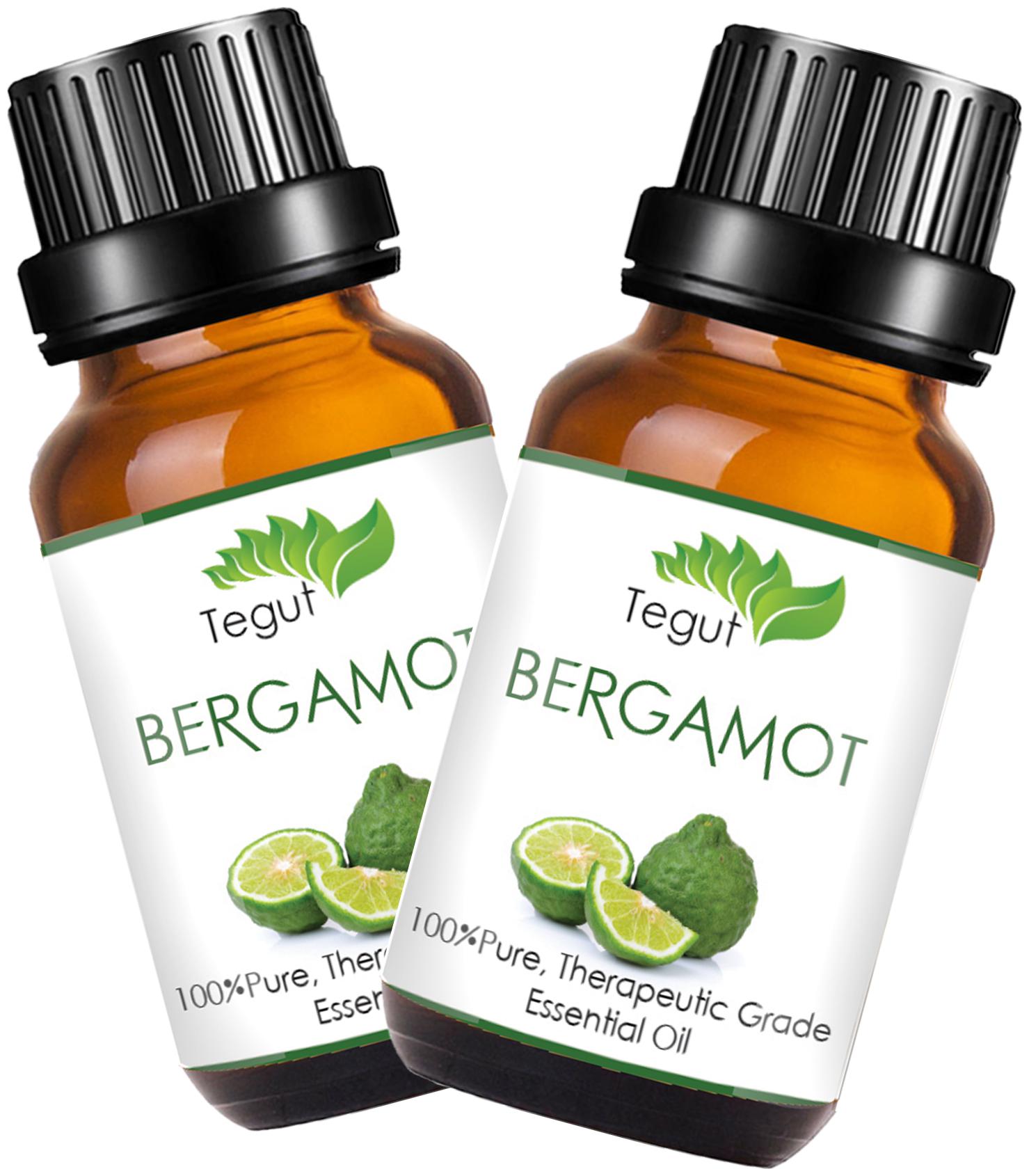 

Tegut Pure Bergamot Essential Oil (Citrus Bergamia) 100 Natural Therapeutic Grade Steam Distilled (18 ml) (Pack Of 2)