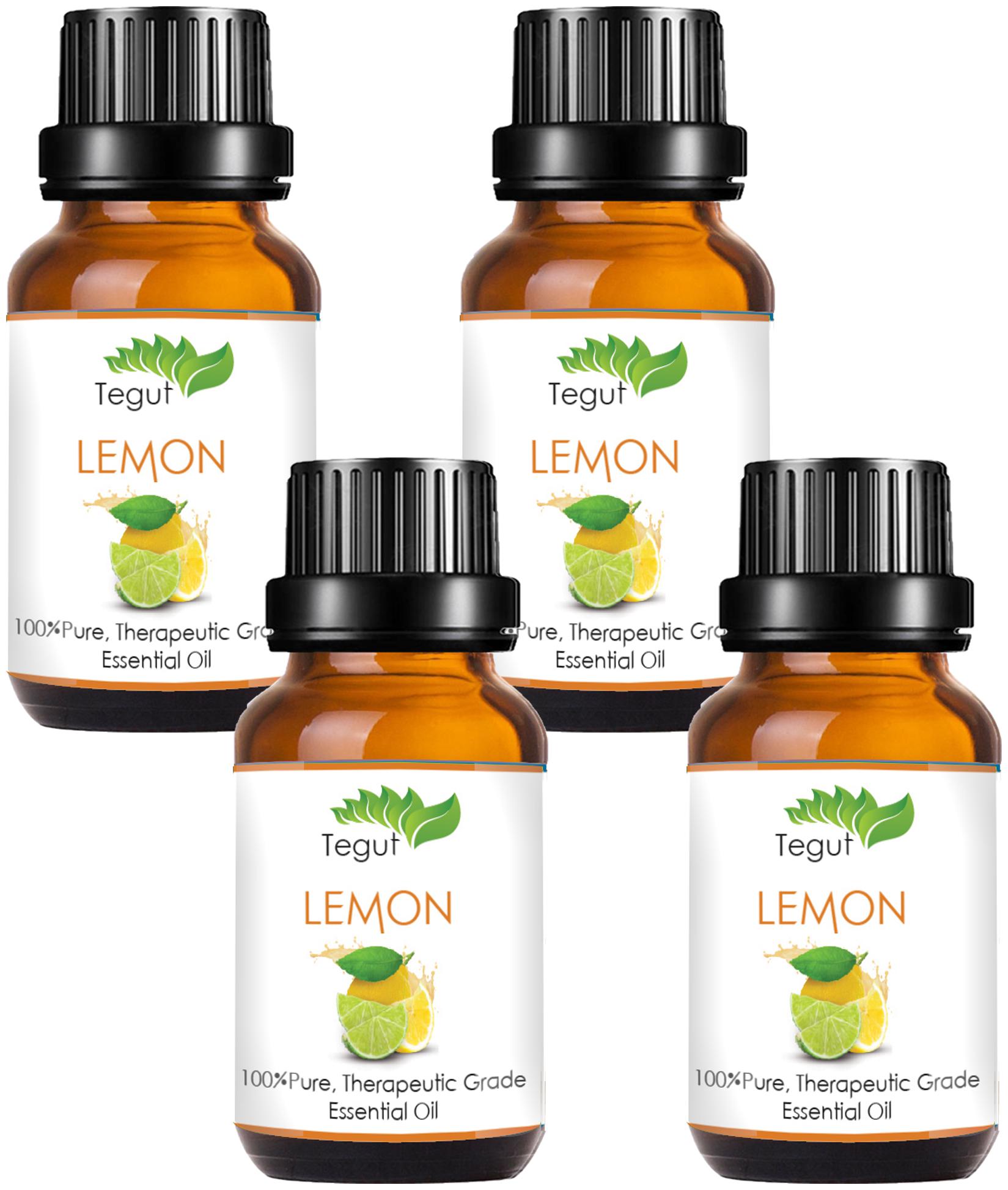 

TEGUT Pure Lemon Essential Oil (15 ml) (Pack of 4)