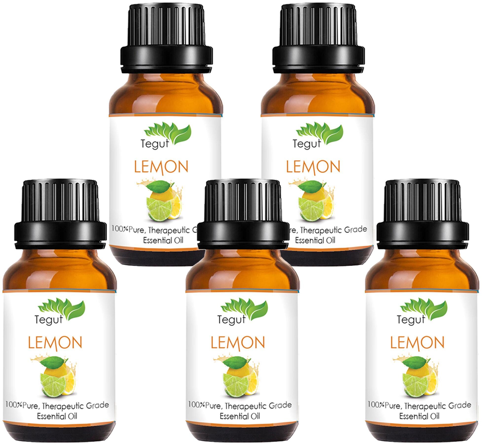 

TEGUT Pure Lemon Essential Oil (20 ml) (Pack of 5)