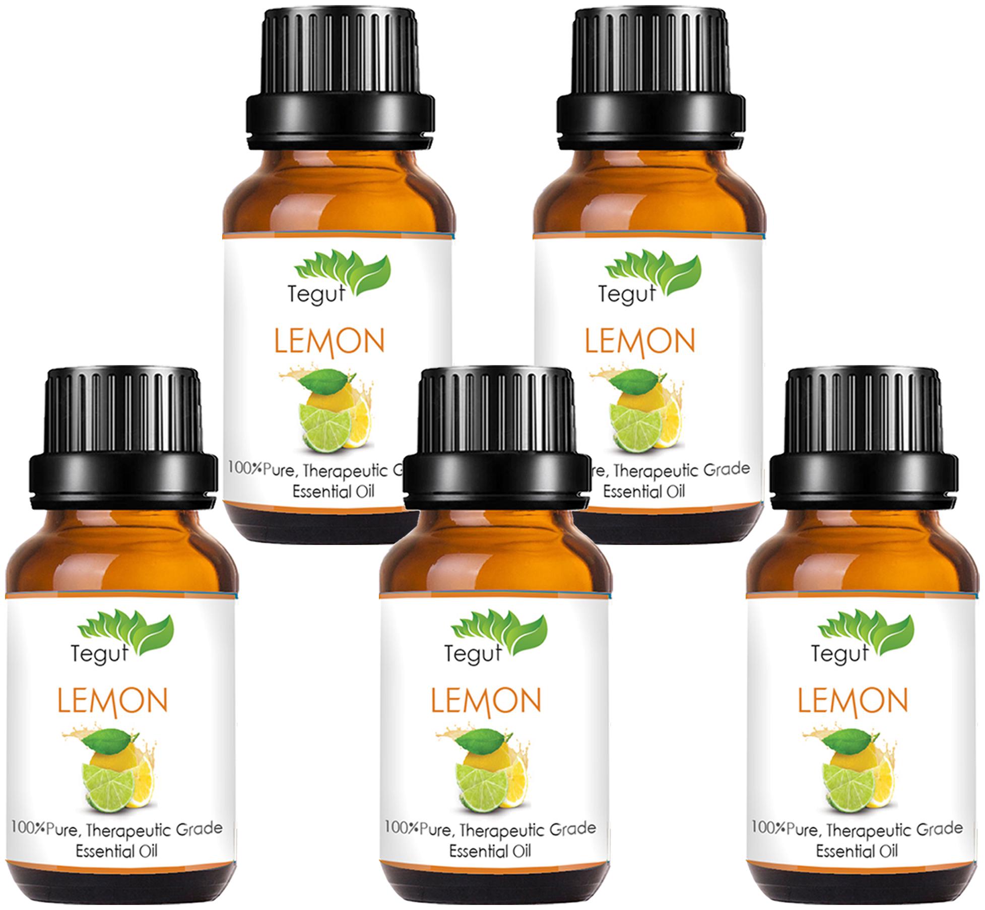 

TEGUT Pure Lemon Essential Oil (30 ml) (Pack of 5)
