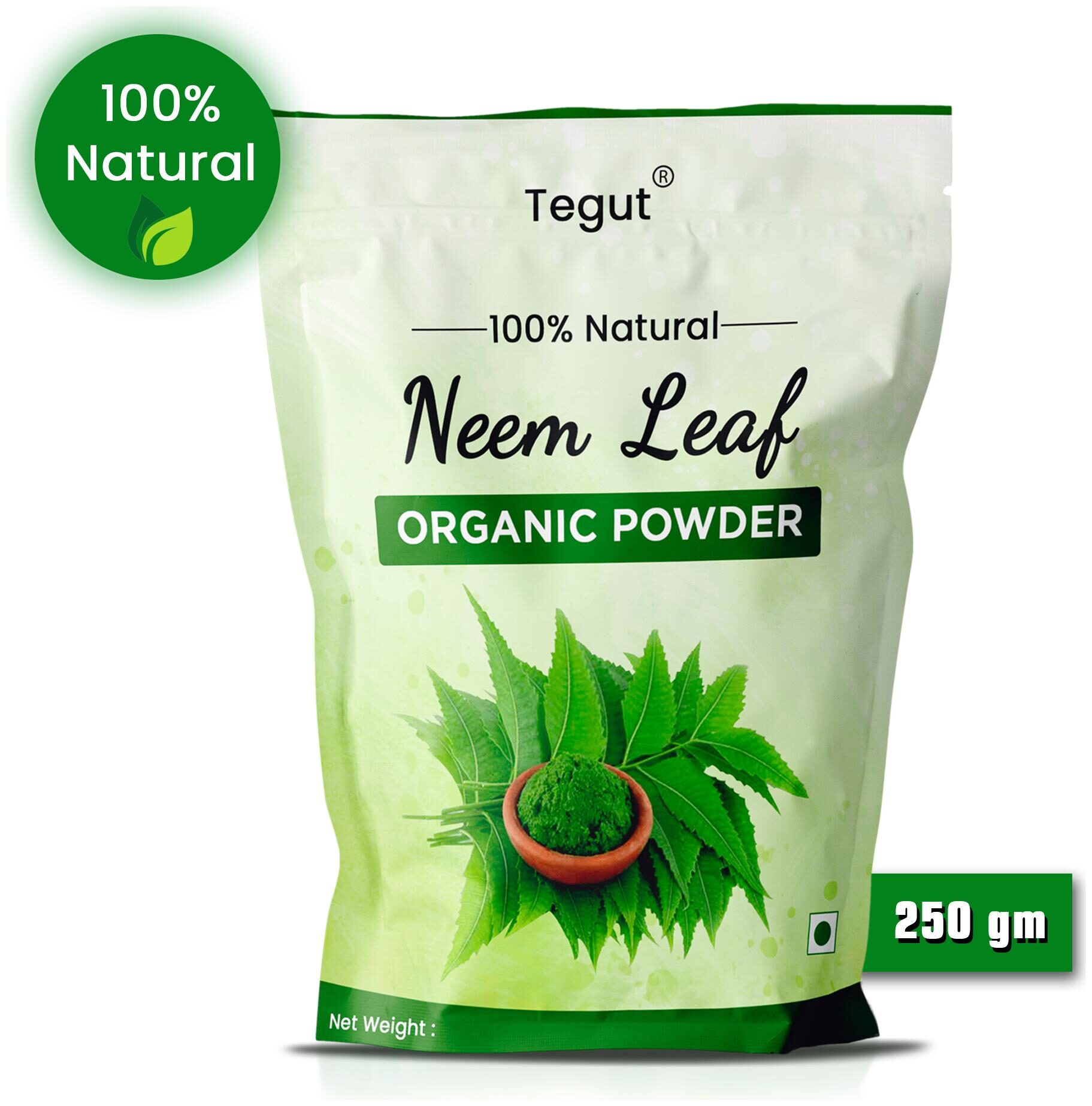 

Tegut Pure Neem Leaf Powder 250g (Pack of 1)