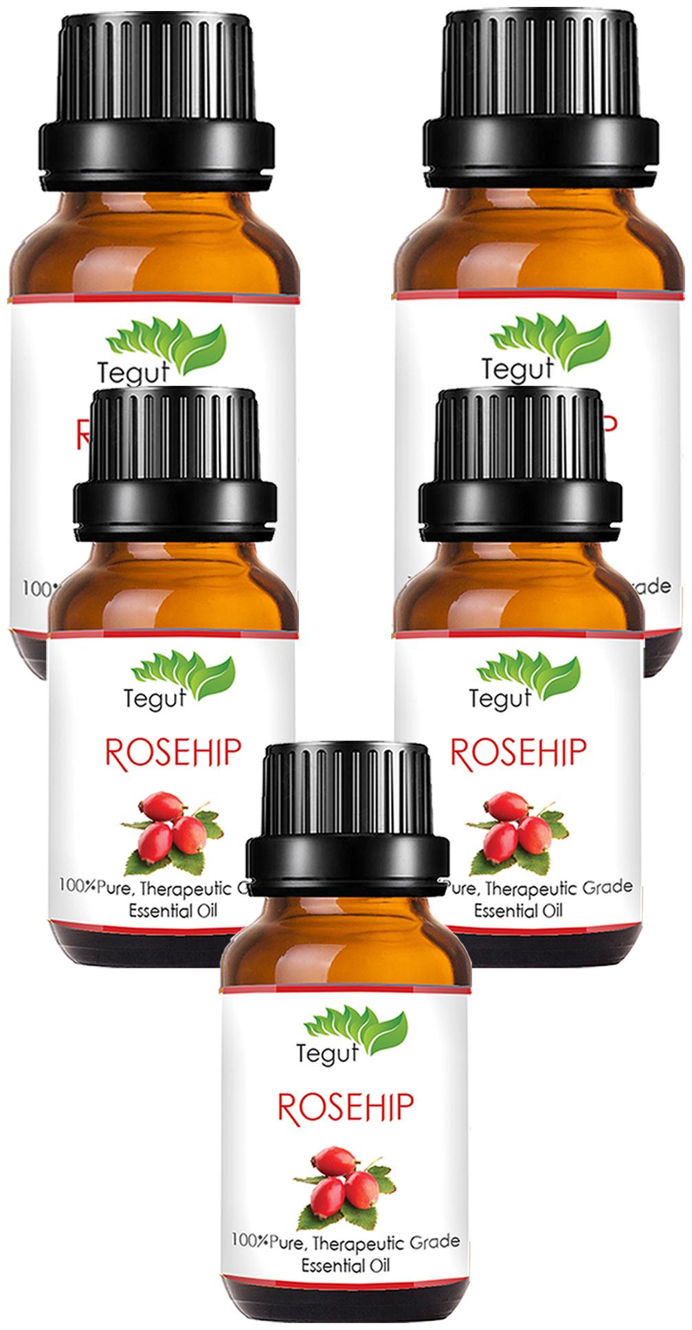 

TEGUT Pure Rosehip Oil (10 ml) (Pack of 5)