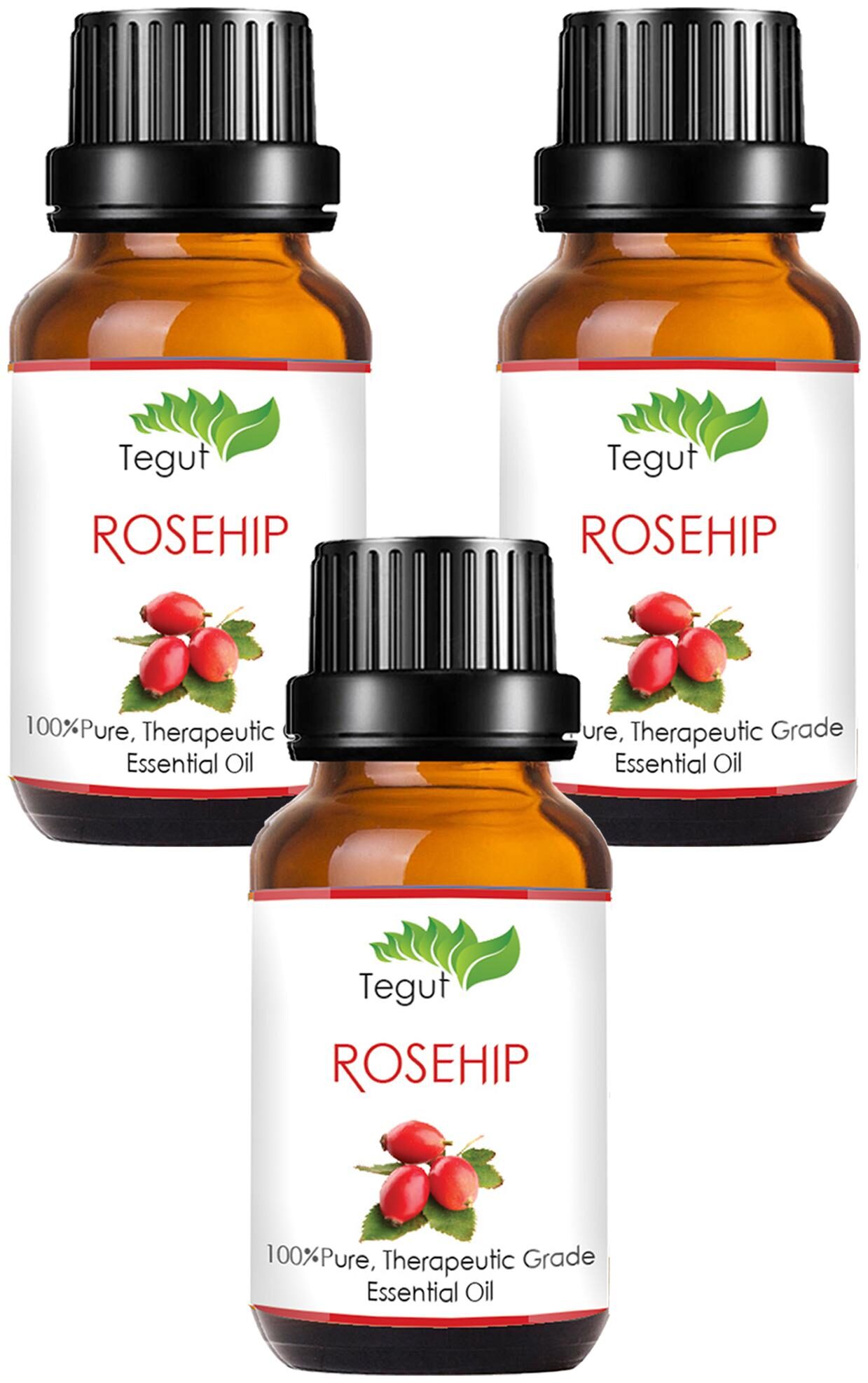 

TEGUT Rosehip Cold Pressed Carrier Oil (10 ml)(Pack of 3)