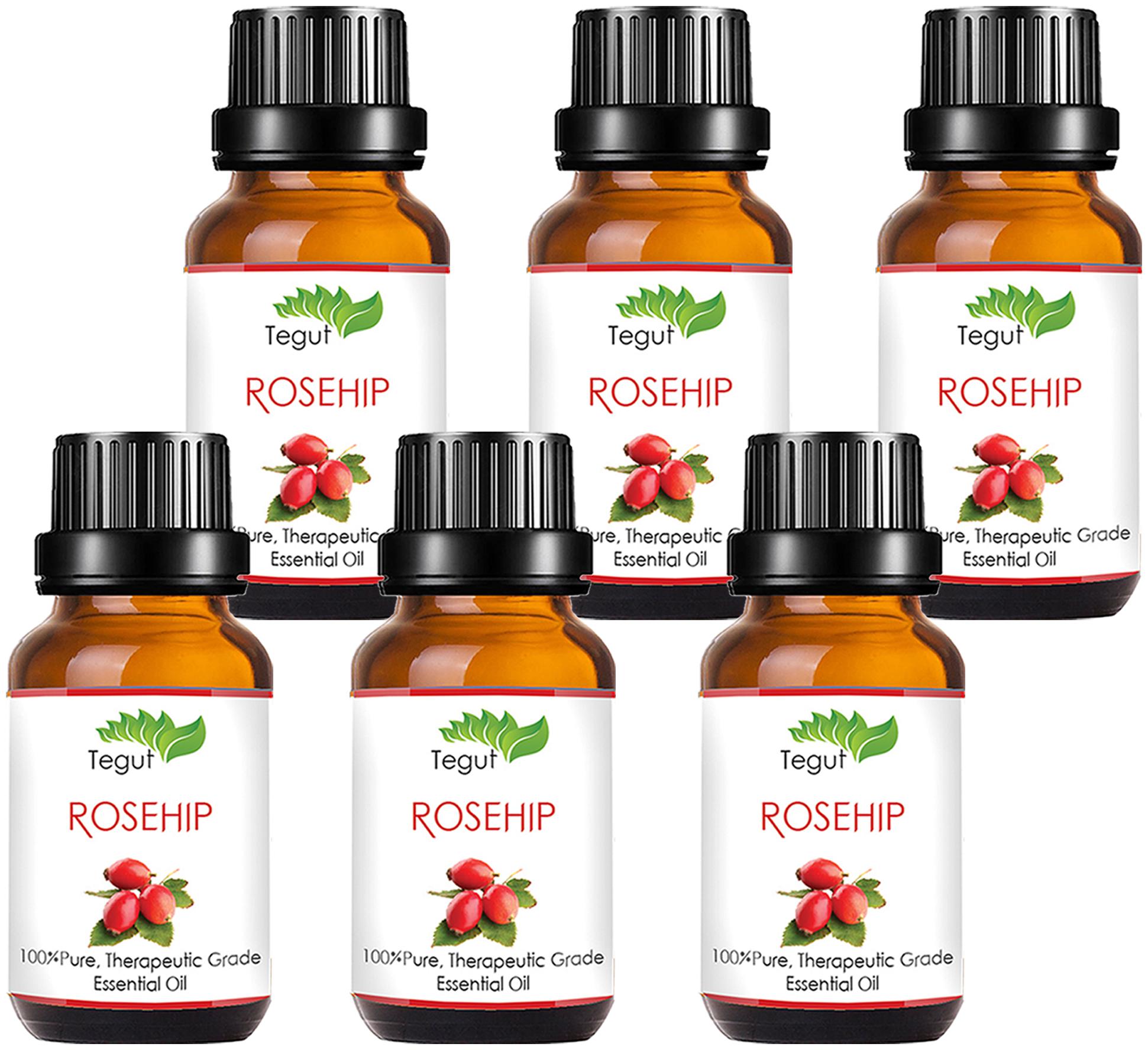 

TEGUT Rosehip Cold Pressed Carrier Oil (20 ml)(Pack of 6)