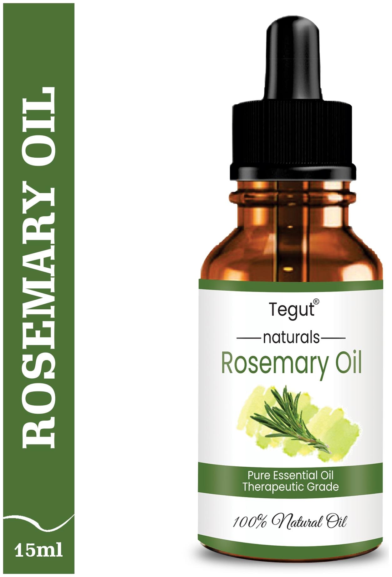 

Tegut Rosemary Essential Oil For Skin Muscle Joints Hair Conditioner Pure Therapeutic Grade (15 ml) (Pack of 1)
