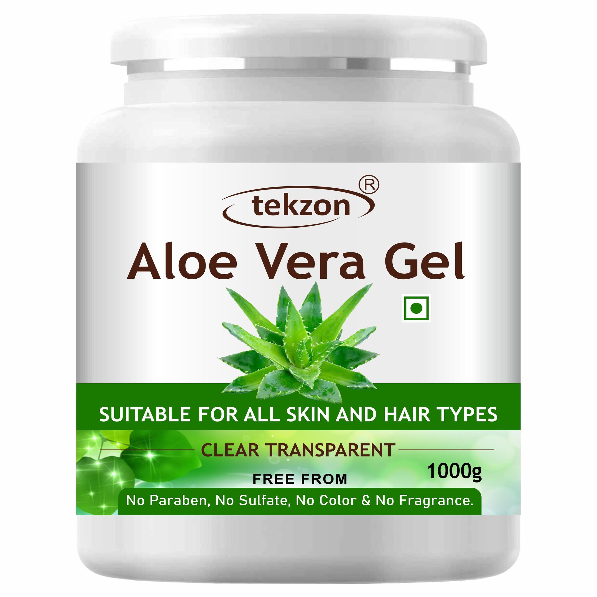 

Tekzon Pure Natural Aloe Vera Gel Ideal for Face (1kg)