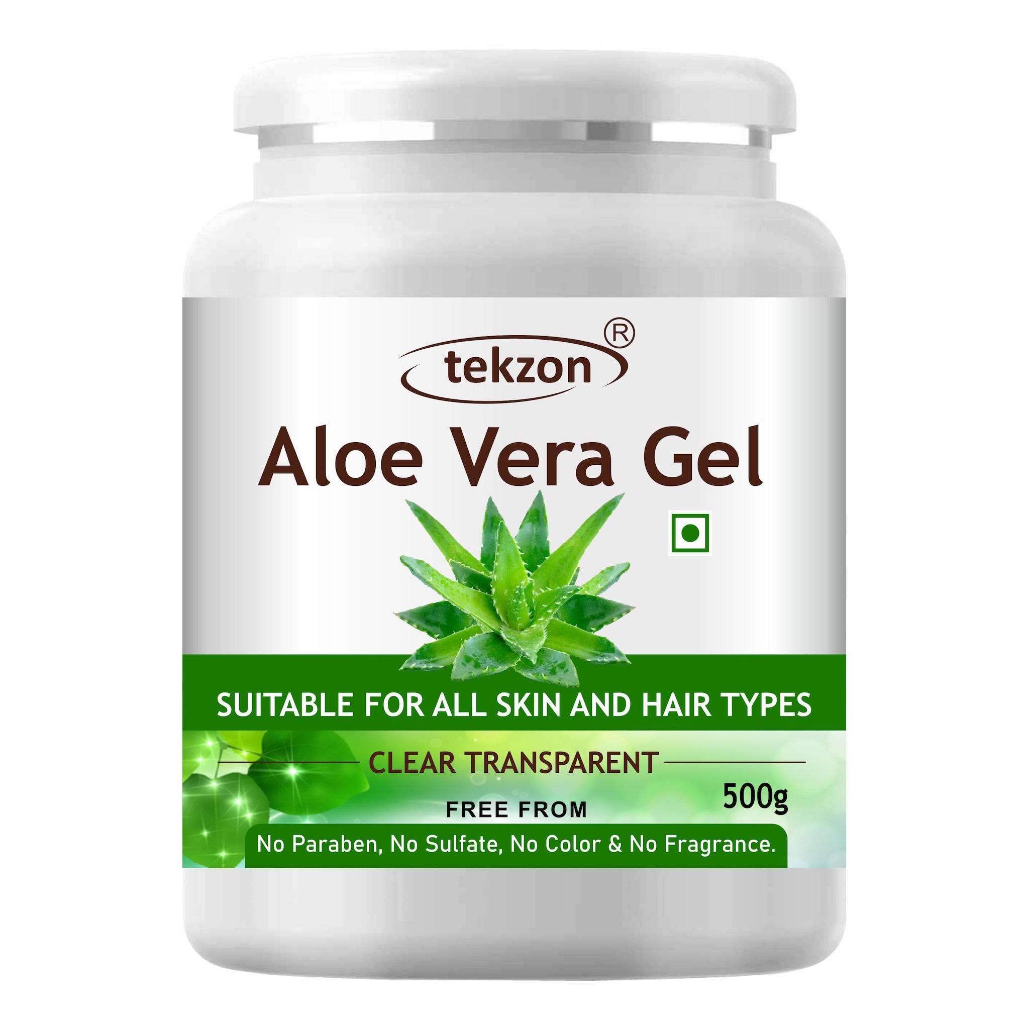 

Tekzon Pure Natural Aloe Vera Gel Ideal for Face (500 g)