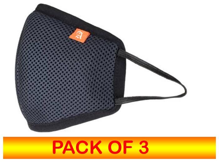 

Tendi 3 Layer Face Mask With Earloop Reusable (Pack of 3)