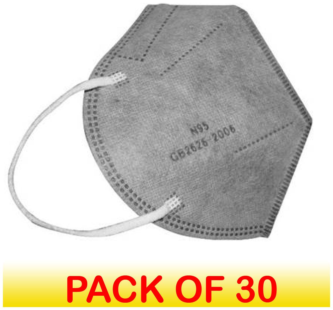

Tendi Anti Pollution N95 Mask Without Filter Grey ( Pack of 30 )