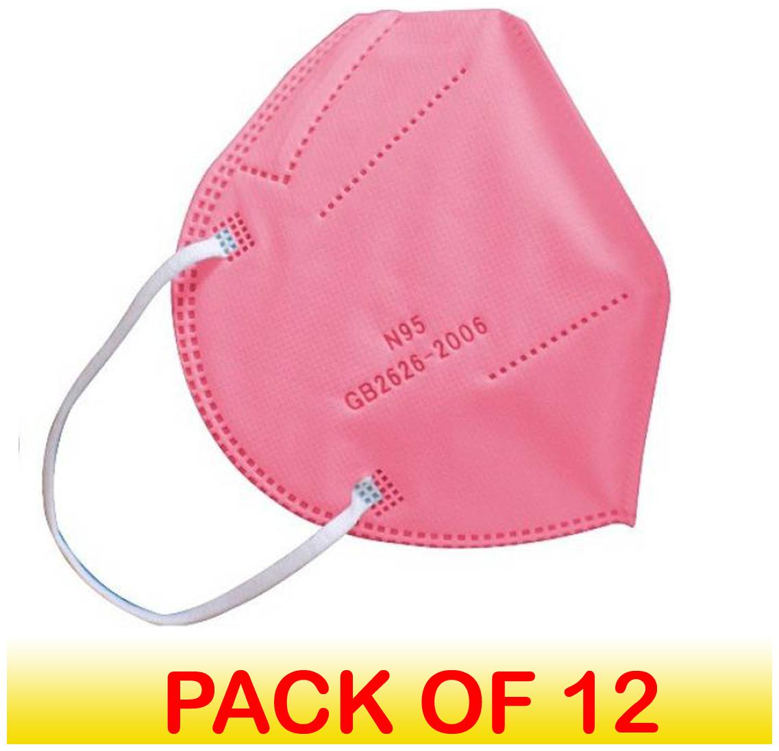 

Tendi Anti Pollution N95 Mask Without Filter Pink ( Pack of 12 )