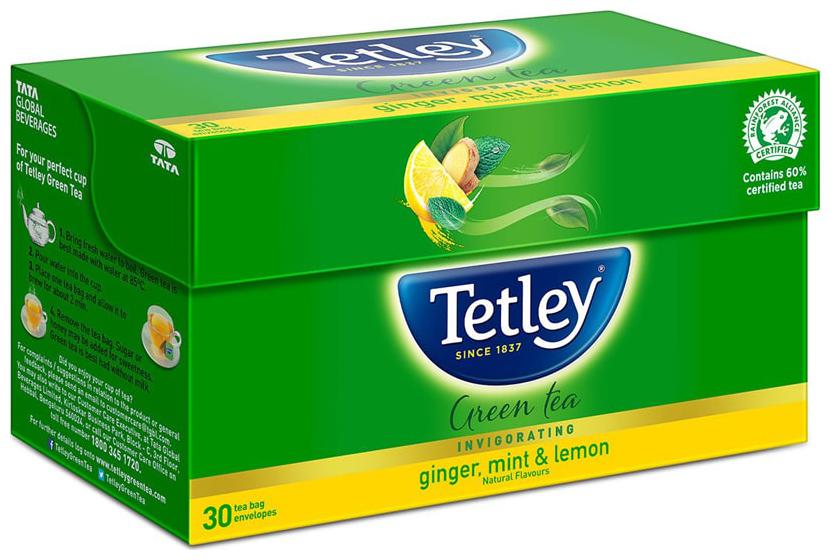 

Tetley Green Tea - Ginger Mint Lemon 30 Teabags