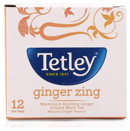 

Tetley Tea - Ginger Zing 12 Teabags