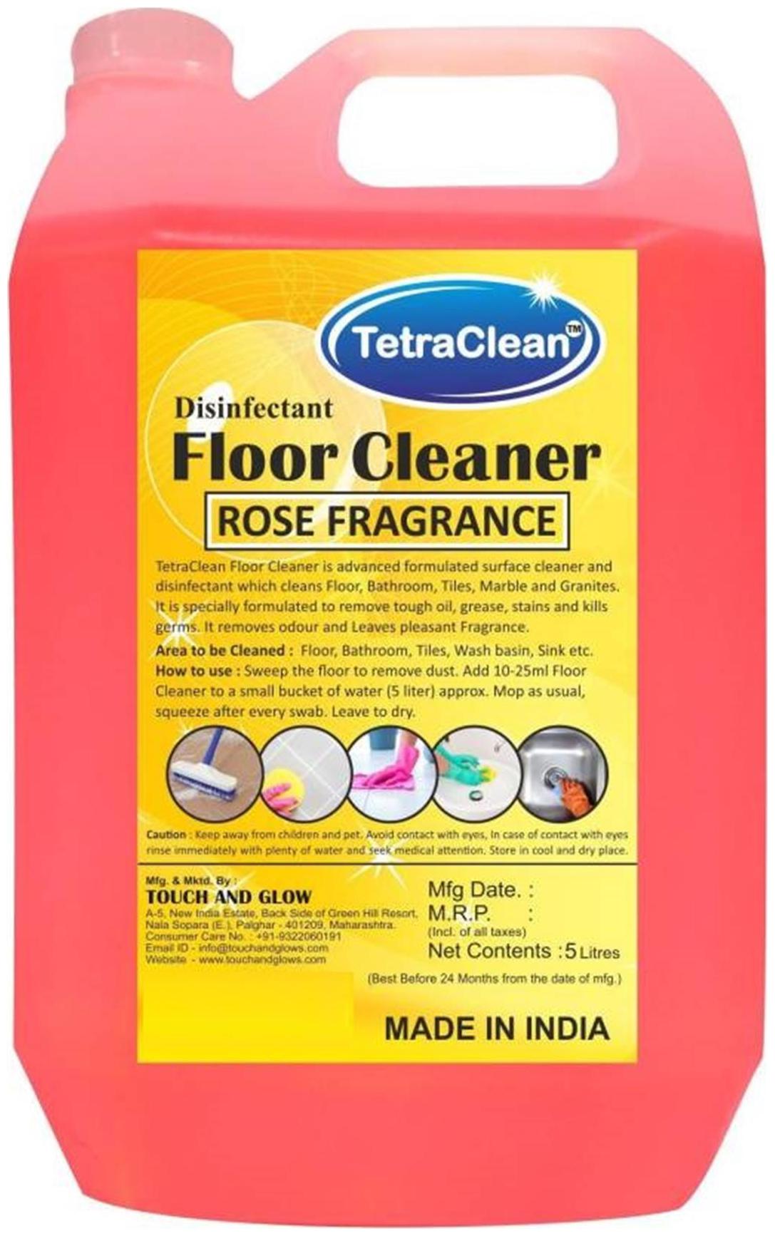 Buy Tetra Clean Rose Disinfectant Floor Cleaner Rose 5 L Online