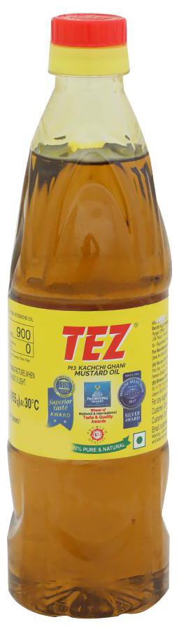 

Tez Oil - Mustard (Kachchi Ghani) 500 ml