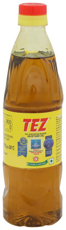 

Tez Oil - Mustard (Kachchi Ghani) 500 ml