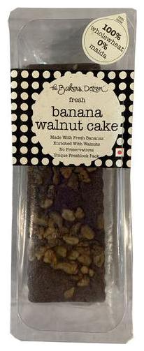 

The Baker s Dozen Banana Walnut Cake - 100 Wholewheat 300g