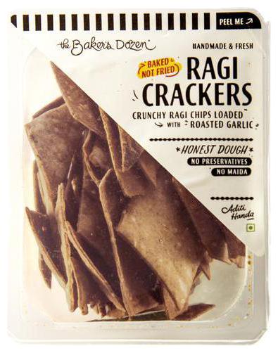 

The Baker S Dozen Ragi Crackers 100g