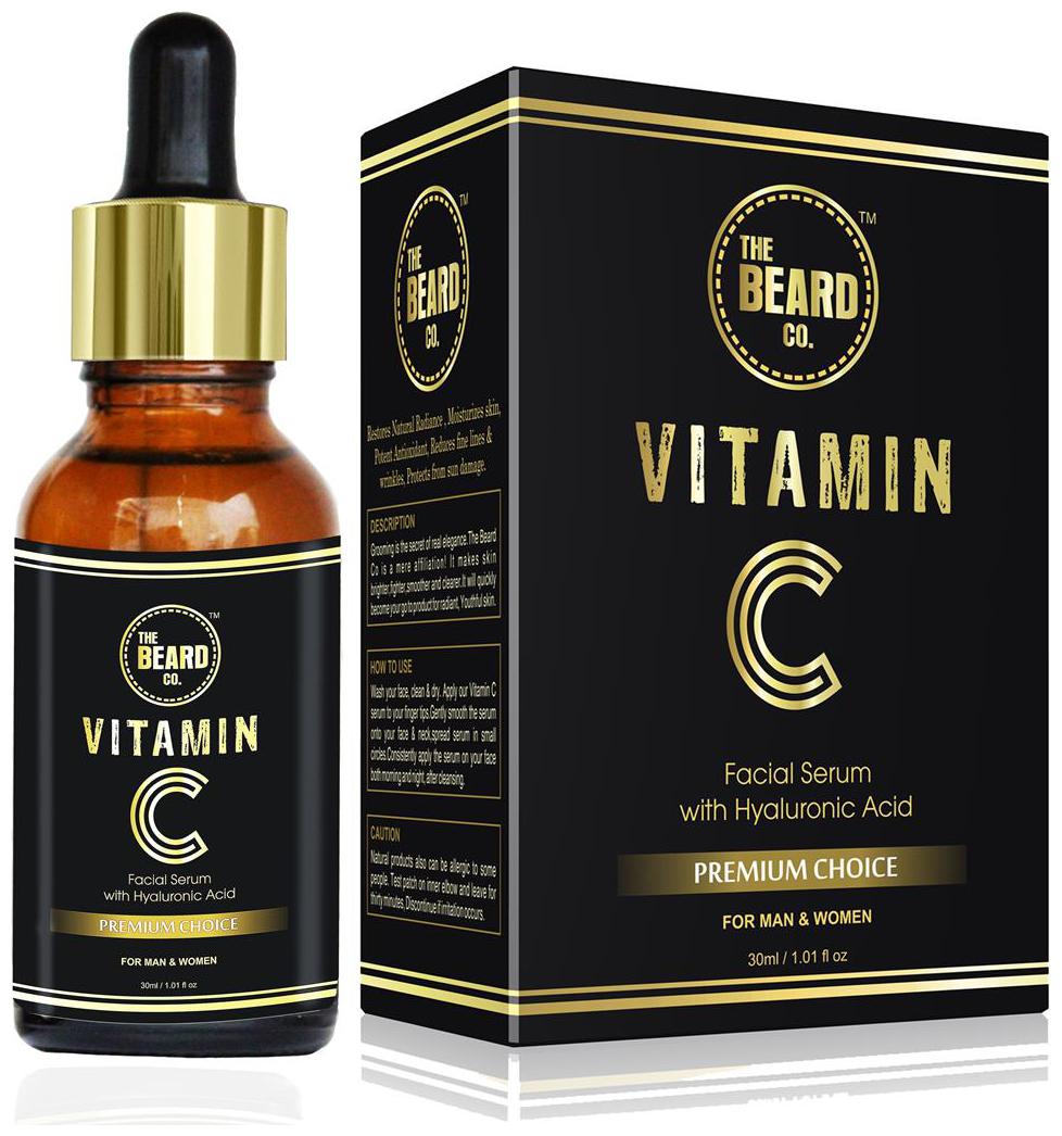

The Beard Company Vitamin C Facial Serum With Vitamin E Hyaluronic Acid 30 ml