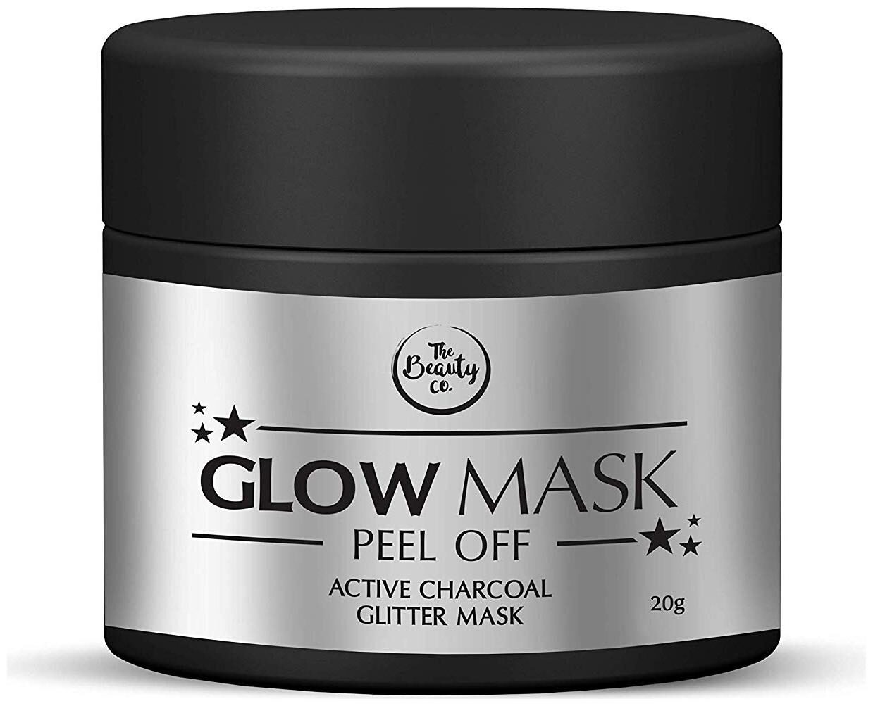 

The Beauty Co Activated Charcoal Glitter Glow Mask 20 g