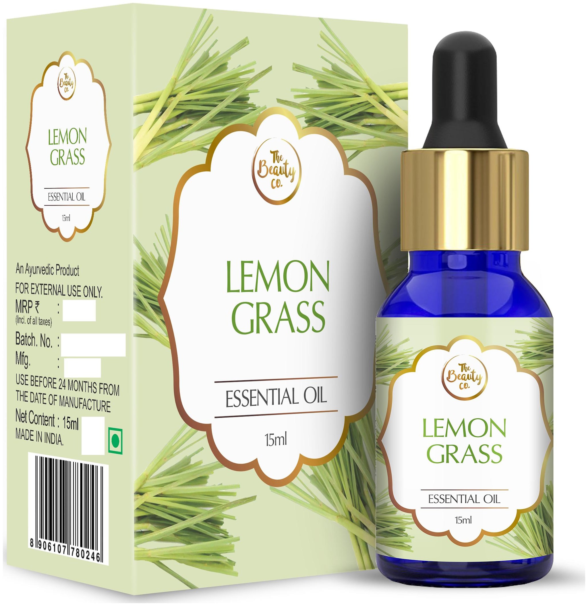 

The Beauty Co Lemongrass Essential Oil 15ml