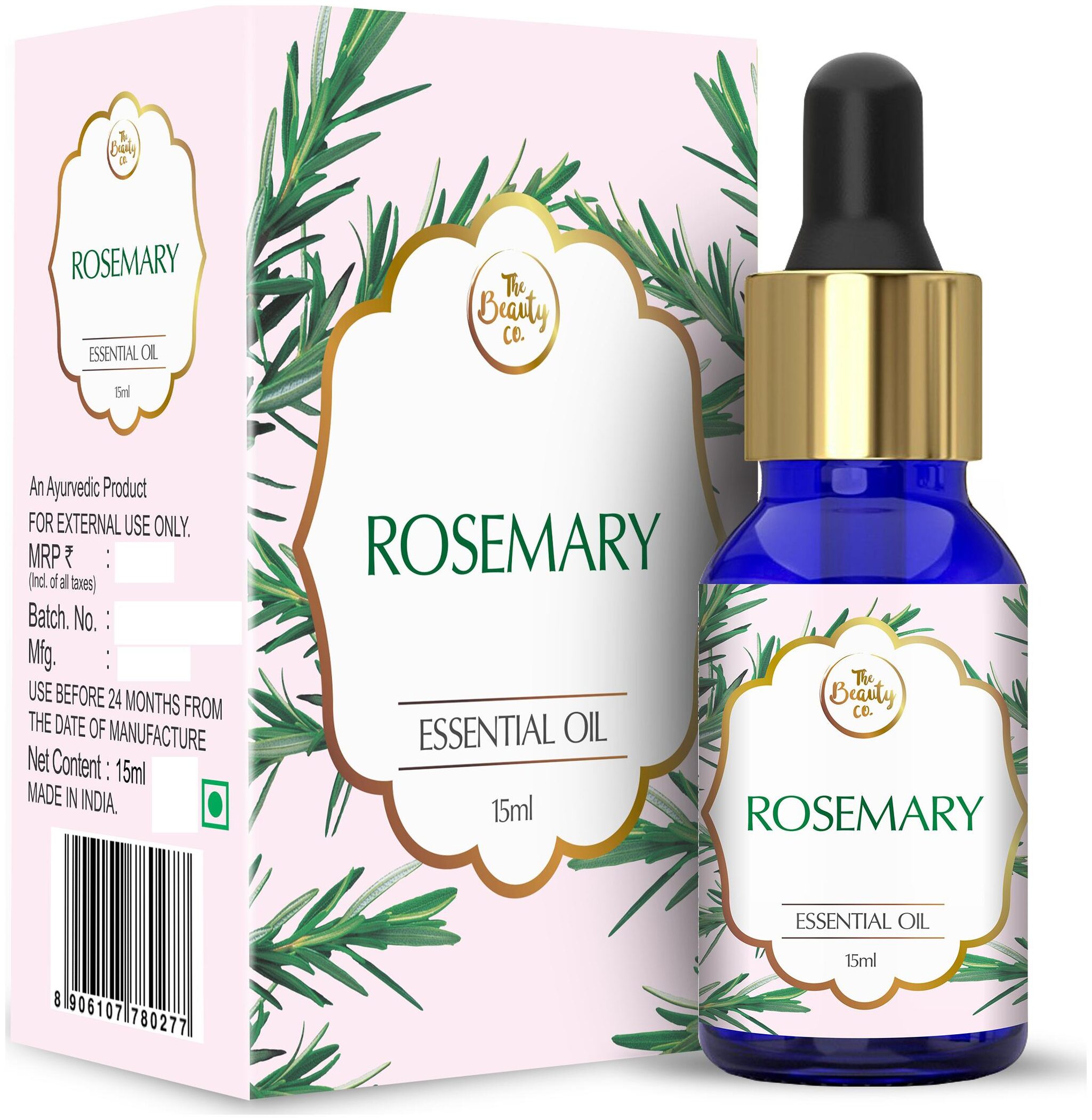 

The Beauty Co Rosemary Essential Oil 15ml