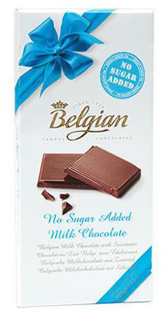 

The Belgian No Sugar Added Bar Milk Chocolate 100 g