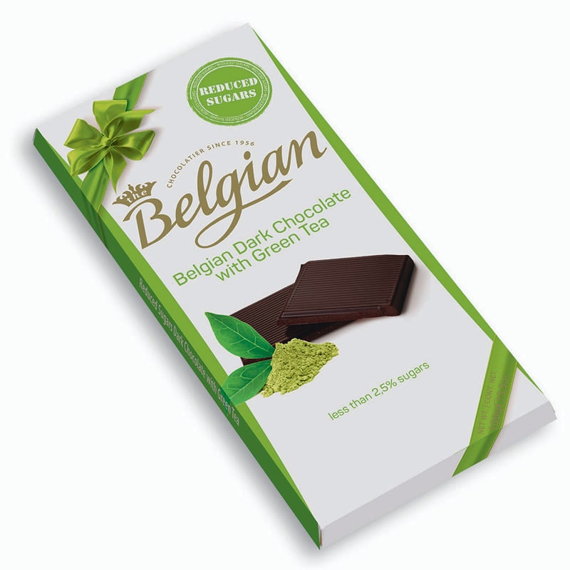 

THE BELGIAN NSA BAR DARK W GREEN TEA 100g (Pack of 1)