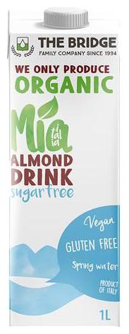 

The Bridge Bio Organic Almond Drink - Gluten Sugar Free 1 L