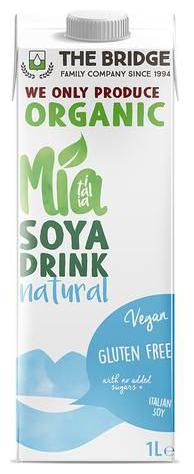 

The Bridge Bio Organic Soya Drink - Natural Gluten Free 1 L
