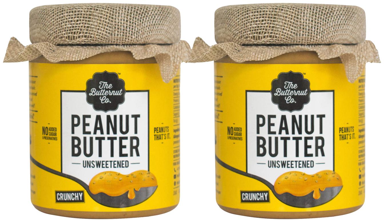 

The Butternut Co Unsweetened Peanut Butter (Crunchy) (200 g Pack of 2)