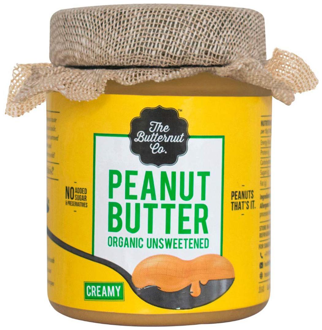 

The Butternut Co Peanut Butter Organic Unsweetened 200 g (No Added Sugar Vegan High Protein Keto)