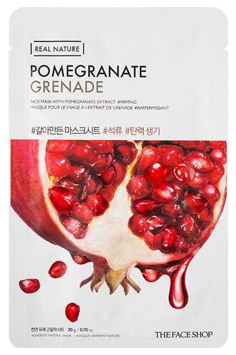 

The Face Shop Real Nature Pomegranate Face Mask 20 Gm