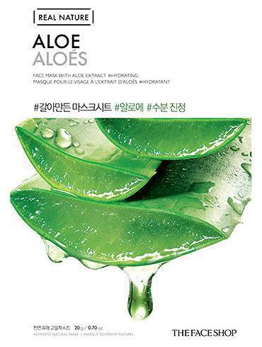 

The Face Shop Real Nature Aloe Face Mask 20 g