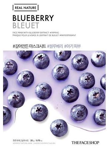 

The Face Shop Real Nature Blueberry Face Mask 20 g