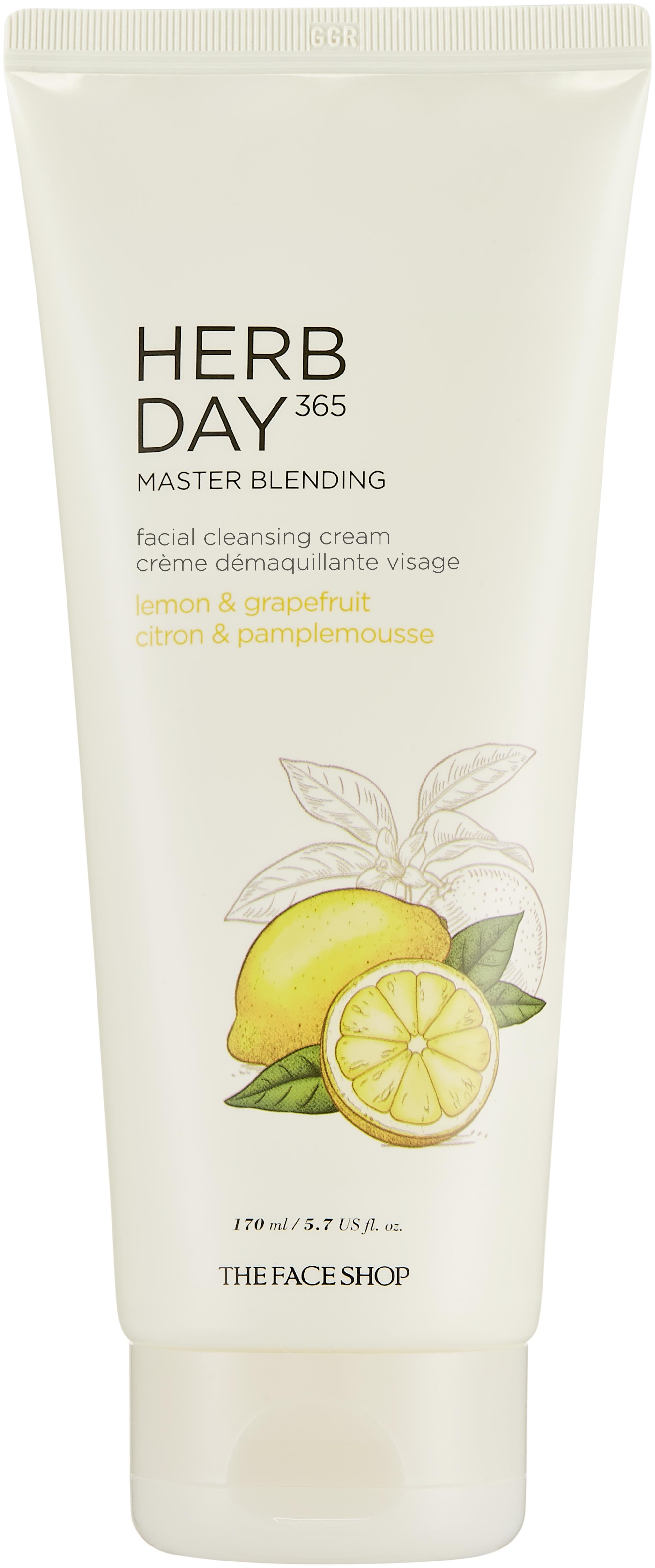 

The Face Shop Herb Day 365 Master Blending Foaming Cleanser- Lemon Grapefruit 170ml