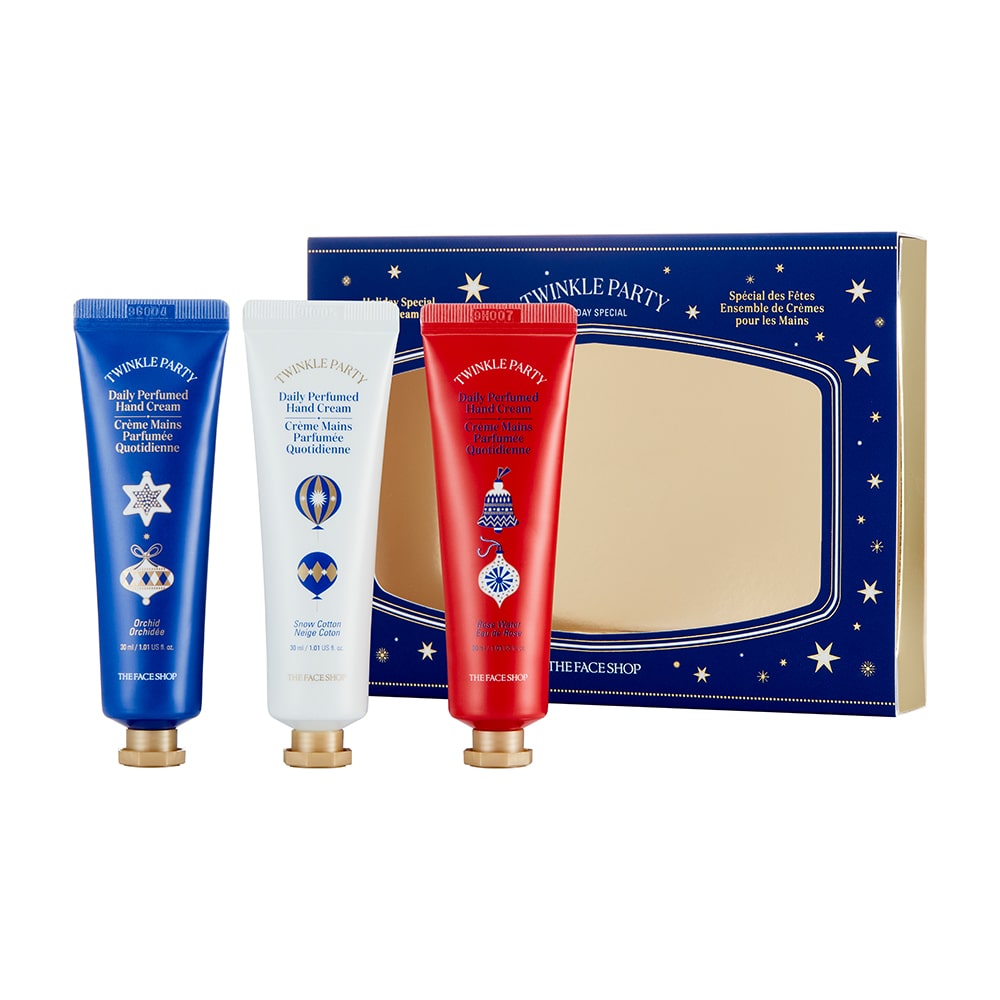 

The Face Shop Holiday Special Hand Cream Set(30 ml each ) Pack of 3