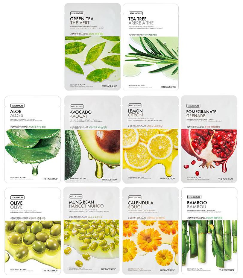 

The Face Shop Unisex Anti-Acne Mask sheet Combo 20 g ( Pack of 10 )