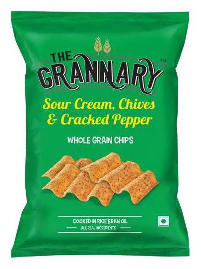 

The Grannary Multi Grain Chips - Sour Cream Chives Cracked Pepper 100 g