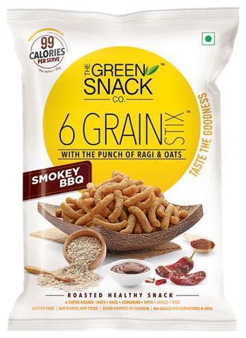 

The Green Snack Co Healthy Snacks - Six Grain Stix Smokey Bbq 85 g