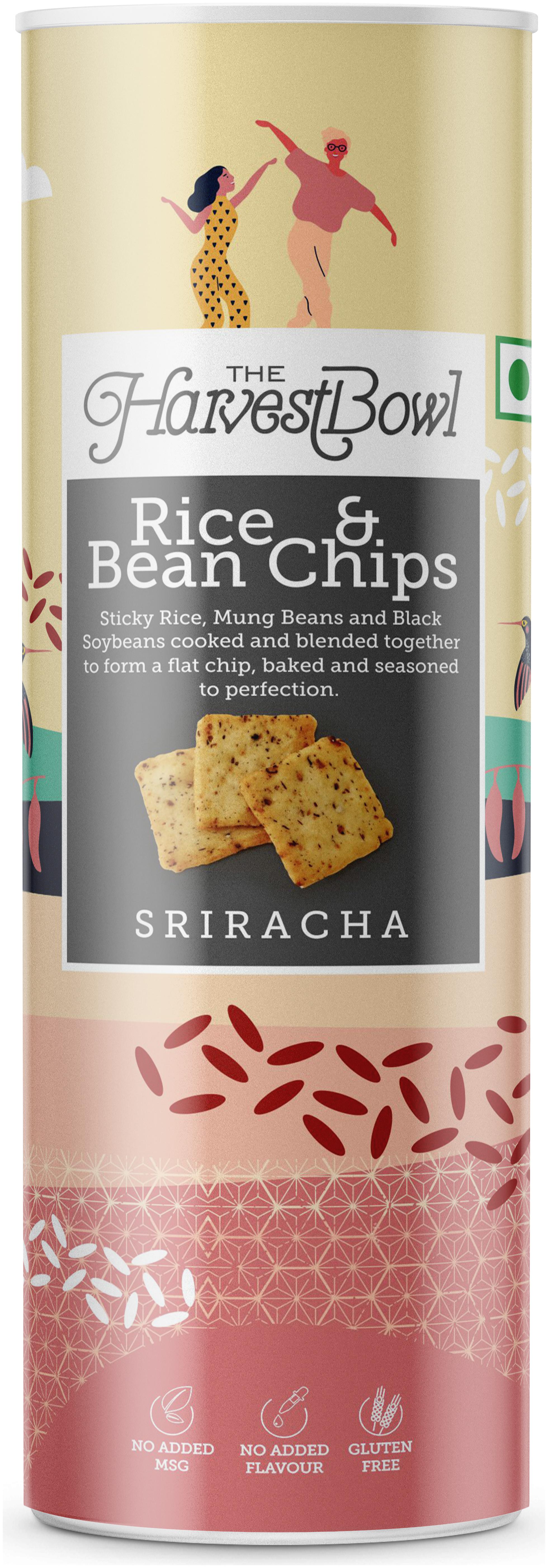 

The HarvestBowl Rice Bean chips Sriracha 120g (Pack Of 1)