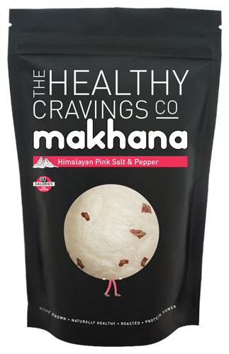 

The Healthy Cravings Co Premium Crunchy Roasted Makhana - Himalayan Pink Salt Pepper 45 g