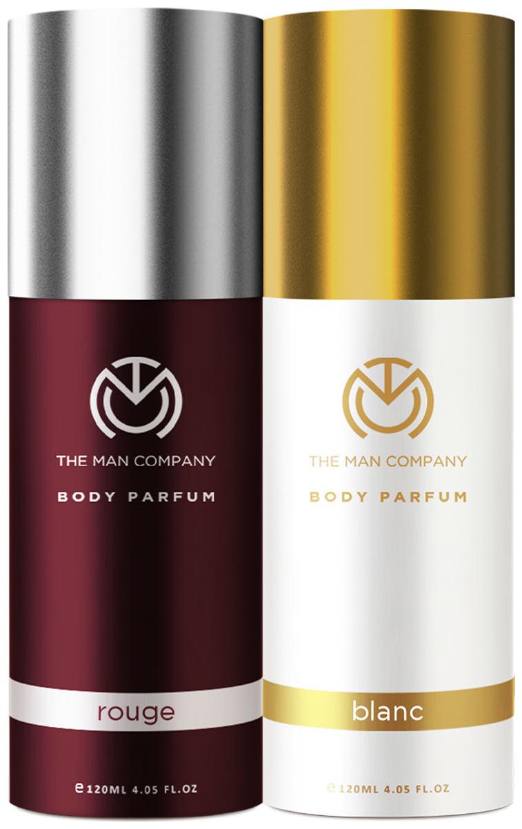 

THE MAN COMPANY Blanc Body Perfume 120 ml and Rouge Body Perfume 120 ml (Pack of 2)
