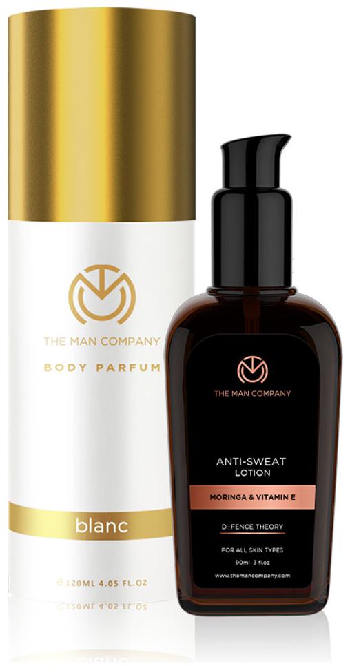 

The Man Company Monsoon All Day Fresh Anti Sweat 90ml Blanc Body Perfume 120ml (Pack of 2)