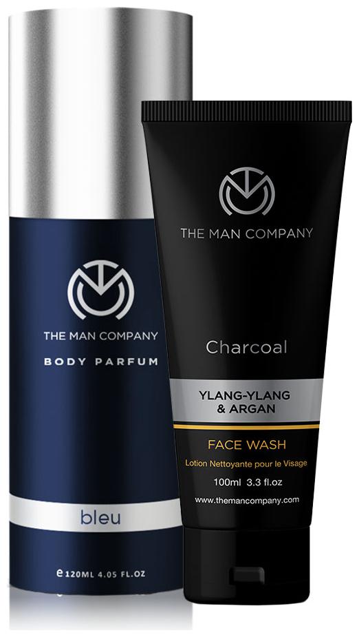 

The Man Company Active Lifestyle Combo (Charcoal Face Wash 100ml Bleu Body Perfume 120ml) (Pack of 2)