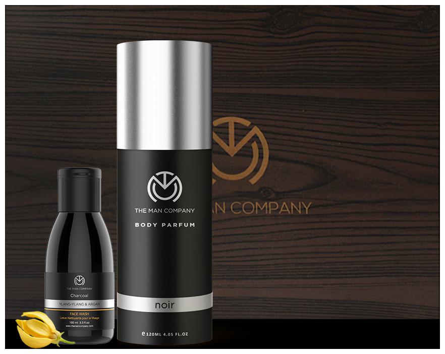 

The Man Company The Dark Knight Gift set for Men (Noir Body Perfume 120 ml Charcoal Face Wash 100ml)