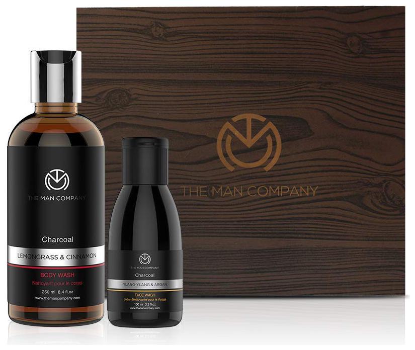 

The Man Company Charcoal oil Combat Duo -Pack of 2 (250 ml body wash 100 ml face wash)