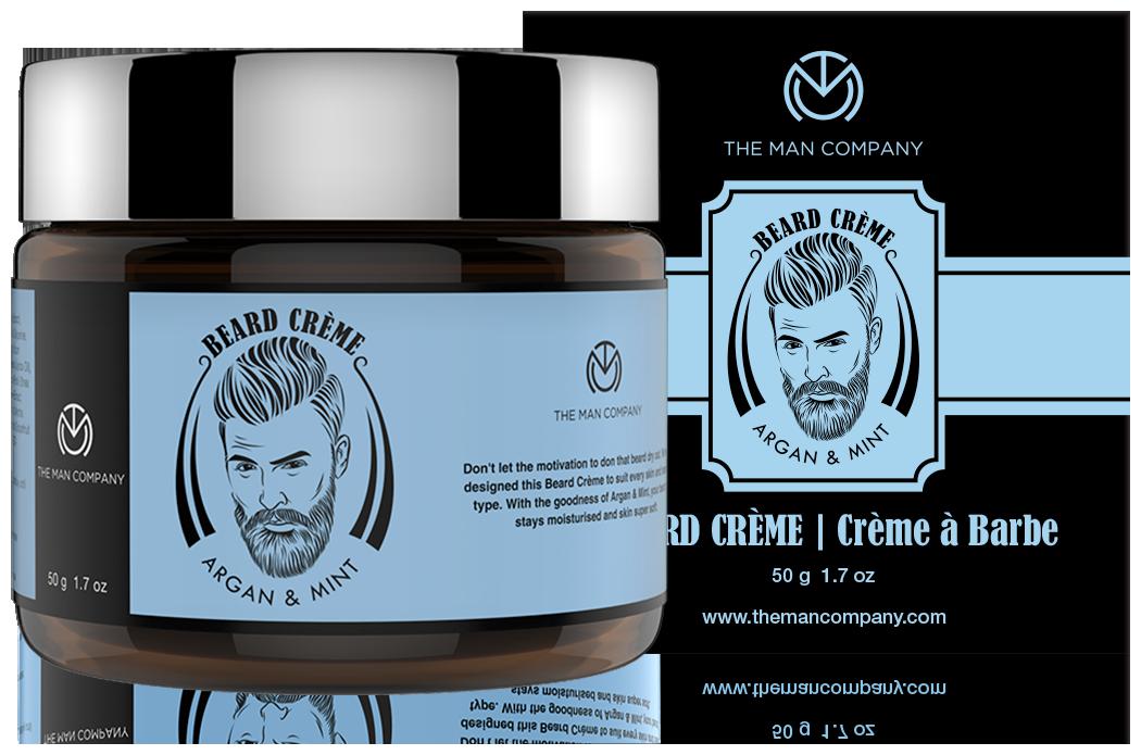 

The Man Company Moustache Beard Cream for Smoothening (50g)-Argan Mint